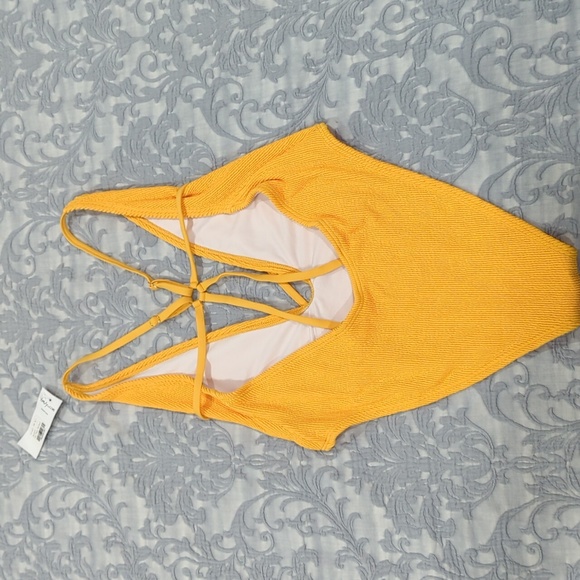 NWT Yandy Swim Collection Sexy Swimsuit - Size Medium/Large Mustard Color - Picture 5 of 5